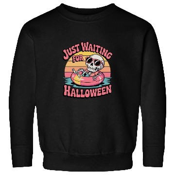 Discover Chill Skeleton Halloween Vibes Sweatshirts