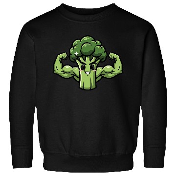 Discover Muscular Broccoli Sweatshirts