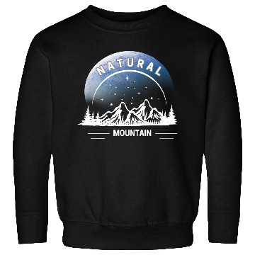Discover Natural Mountain Wilderness Design Sweatshirts