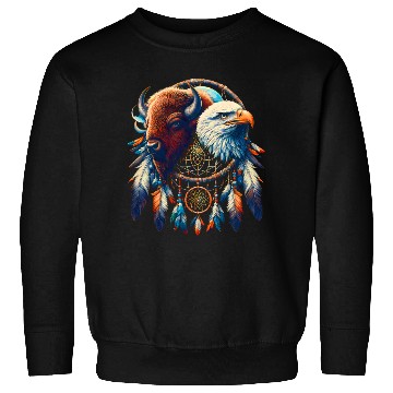 Discover Wildlife Dreamcatcher Fusion Sweatshirts