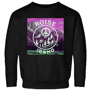 Discover Boise, Idaho (P) Sweatshirts