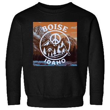 Discover Boise, Idaho (O) Sweatshirts