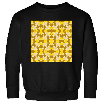 Discover Abstract Gold and Brown Pattern Sweatshirts
