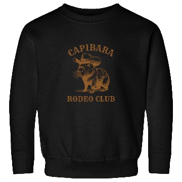 Discover Capybara Rodeo Club Design Sweatshirts