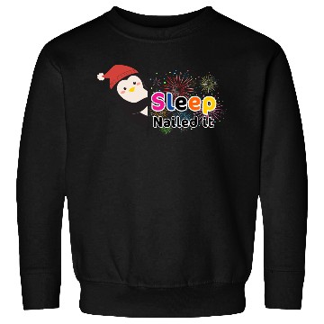 Discover Festive Penguin Sleep Celebration Sweatshirts