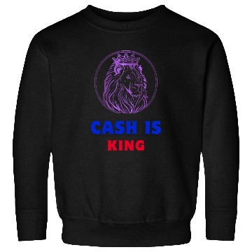 Discover Royal Lion Crest with Crown and Bold Text Sweatshirts