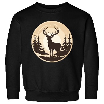 Discover Majestic Deer in the Wilderness Sweatshirts