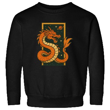 Discover Celestial Dragon Illustration Sweatshirts