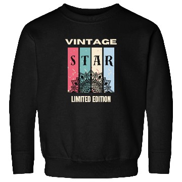 Discover Vintage Star Mandala Limited Edition Sweatshirts
