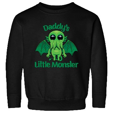 Discover Daddy’s Little Monster Cute Baby Cthulhu Sweatshirts