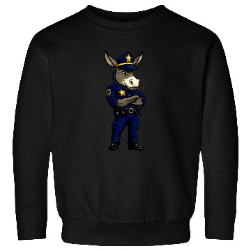 Discover Police donkey Sweatshirts