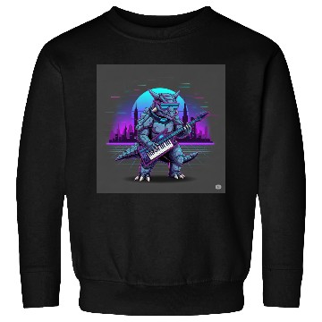 Discover Futuristic Tech Dragon with Keyboard Sweatshirts