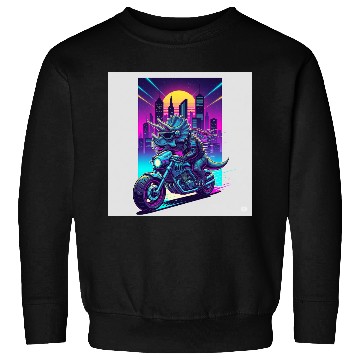 Discover Futuristic Rhinoceros Cyber Ride Sweatshirts