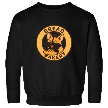 Discover Whimsical Bread and Bakery Dog Logo Sweatshirts