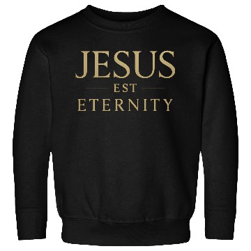 Discover Eternal Jesus Design with Classic Typography Sweatshirts