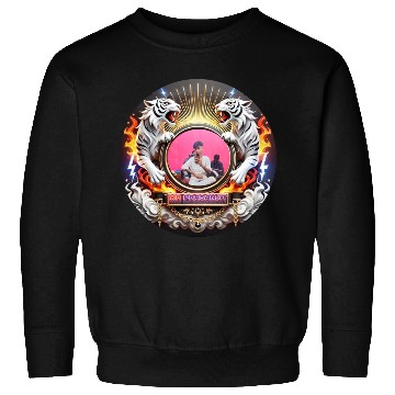 Discover Vibrant Tiger Mirror Design Sweatshirts