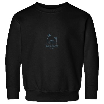 Discover Tropical Beach Resort Vintage Logo Sweatshirts