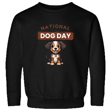 Discover Adorable Puppy for National Dog Day Sweatshirts