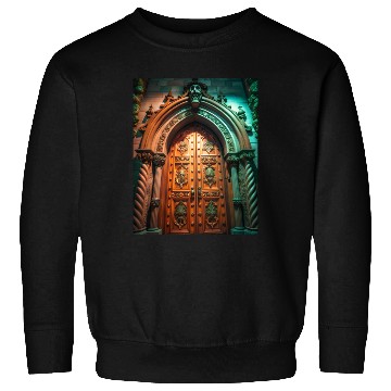 Discover Haunted Gothic Castle Entrance Sweatshirts
