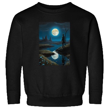 Discover Mystic Night Under the Full Moon Sweatshirts