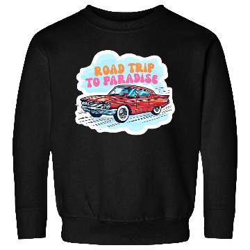 Discover Vintage Classic Car Road Trip Design Sweatshirts