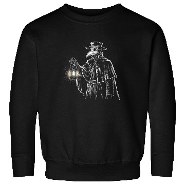 Discover Dark Medieval Plague Doctor Illustration Sweatshirts