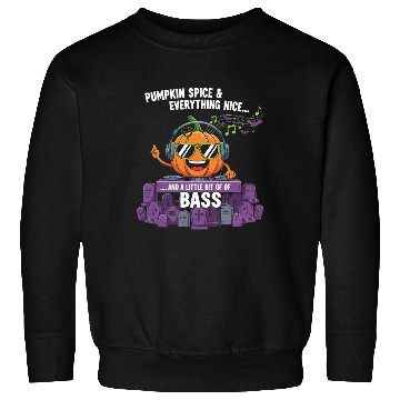 Discover Pumpkin DJ with Bass Vibes Sweatshirts
