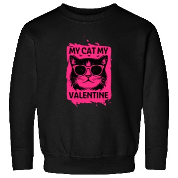 Discover my cat my valentine Sweatshirts