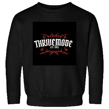 Discover Thrivemode Gothic Tattoo Style Logo Sweatshirts