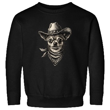 Discover Western Chihuahua Cowboy Design Sweatshirts