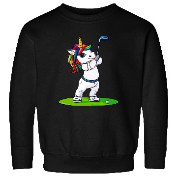 Discover Unicorn golfer Sweatshirts