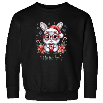 Discover Festive Bunny with Christmas Decor Sweatshirts