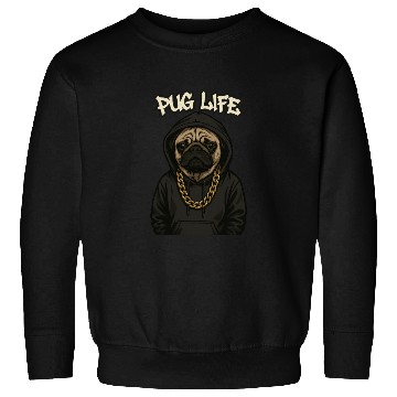 Discover Urban Pug with Streetwear Style Sweatshirts
