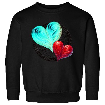 Discover Twin Hearts Mandala – Love in Balance Sweatshirts