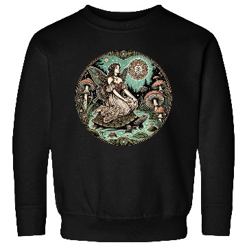 Discover Enchanted Forest Fairy on Turtle Sweatshirts