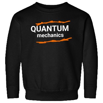 Discover Quantum Mechanics Minimalist Typography  Sweatshirts