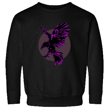 Discover Neon Purple Raven in Flight Sweatshirts