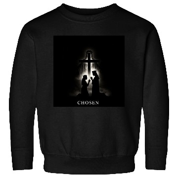 Discover Divine Crowned Figures Silhouette Design Sweatshirts