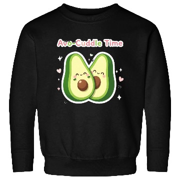 Discover Cute Avocado Cuddle Design Sweatshirts