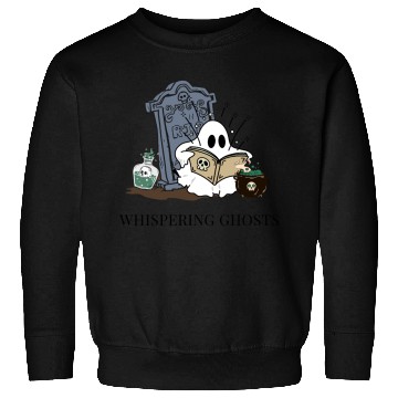 Discover Cute Ghost Reading Spellbook Sweatshirts