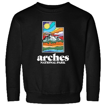 Discover Arches National Park Utah Vintage Nature Outdoor Sweatshirts