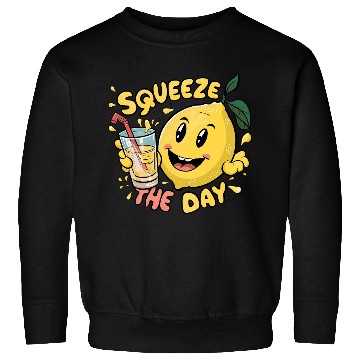 Discover Squeeze The Day Lemon Cartoon Sweatshirts