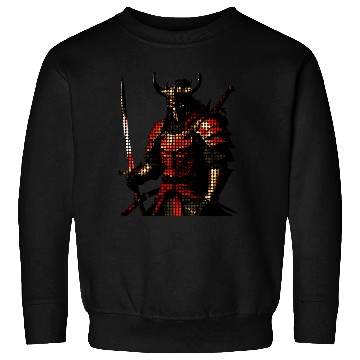 Discover Demon Warrior Dot Art Design Sweatshirts