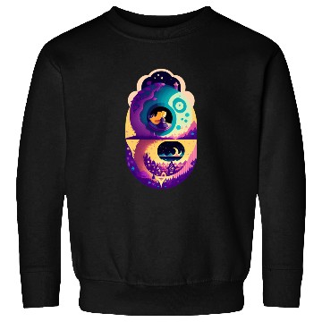 Discover Wonderland Moonscape Fantasy Sweatshirts
