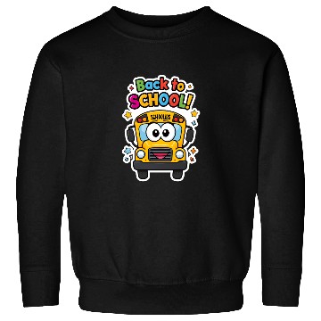 Discover Back to School Happy School Bus Sweatshirts