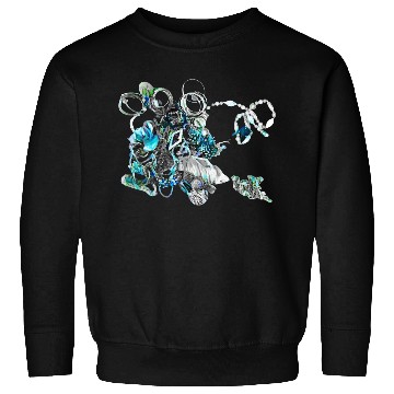 Discover Abstract Jewelry Collage Design Sweatshirts