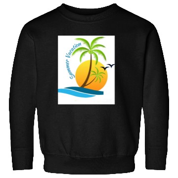 Discover Tropical Sunset Beach Scene Sweatshirts