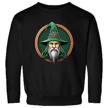 Discover Ancient Wizard with Green Hat Sweatshirts