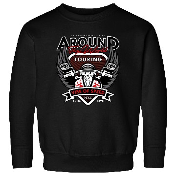 Discover Vibe of Speed Motorcycle Artwork Sweatshirts