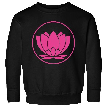 Discover Pink Lotus Mandala Design Sweatshirts